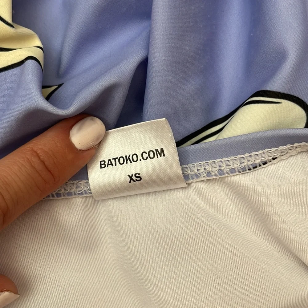 Batoko‎ Banana Peel One Piece Swim Suit XS